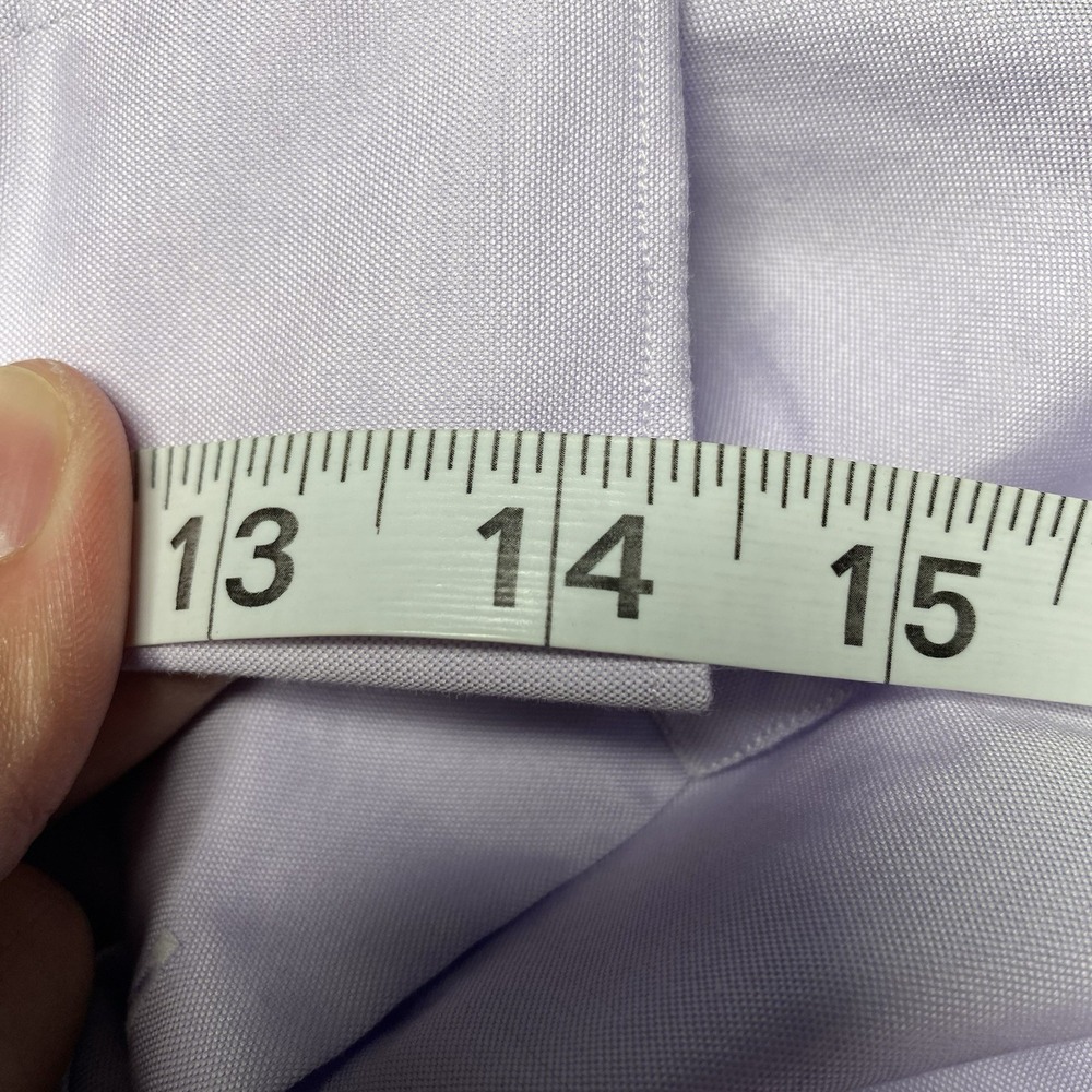 Custom Suitsupply Thomas Mason Dress Shirt (14.5 Extra Slim) Light Purple - Picture 7 of 13